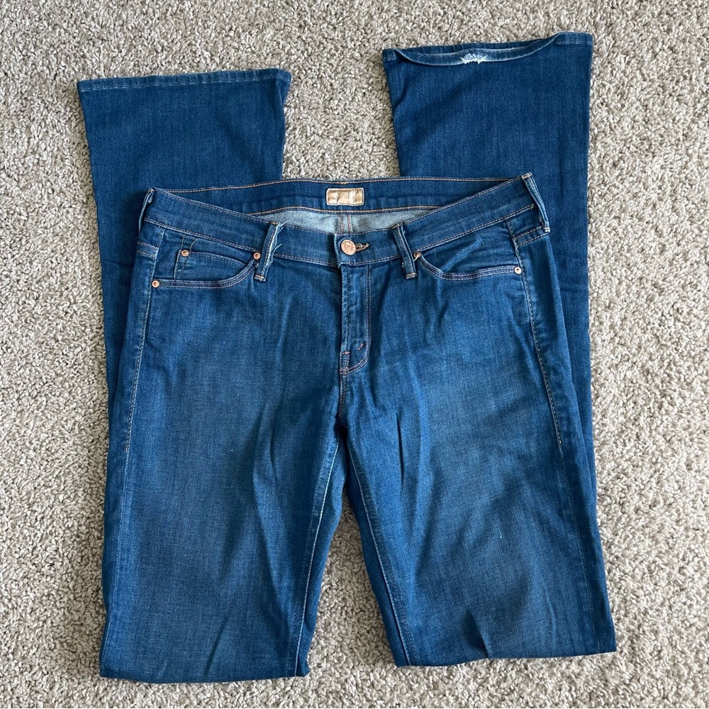 MOTHER Dark Blue Denim Jeans